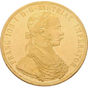 František Josef I., 1848 - 1916, 4 Dukát 1914 (raženo 103.000 ks), 13.966g, nep.hr.,