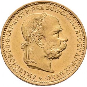 František Josef I., 1848 - 1916, 20 Koruna 1892, 6.775g