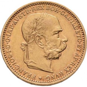 František Josef I., 1848 - 1916, 20 Koruna 1894, 6.768g, nep.hr., nep.rysky, pěkná