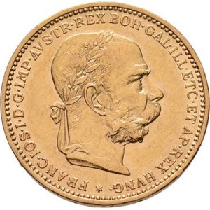 František Josef I., 1848 - 1916, 20 Koruna 1898, 6.762g, nep.hr., nep.rysky