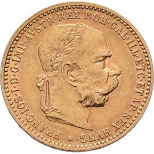František Josef I., 1848 - 1916, 10 Koruna 1906, 3.377g, nep.hr., nep.rysky, pěkná