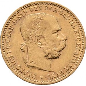 František Josef I., 1848 - 1916, 10 Koruna 1906, 3.377g, dr.hr., nep.rysky, pěkná
