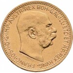 František Josef I., 1848 - 1916, 10 Koruna 1909 - Marschall (3.386g), 1910 - Schwartz