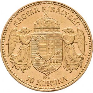 František Josef I., 1848 - 1916, 10 Koruna 1912 KB, 3.383g, dr.hr., nep.rysky R!