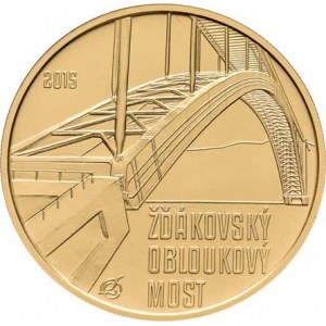 Česká republika, 1993 -, 5000 Koruna 2015 - Žďákovský obloukový most
