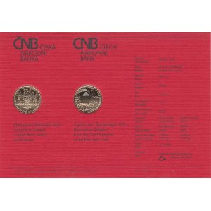 Česká republika, 1993 -, Karta (certifikát) pro minci 2000 Kč 2001 - Znojemská