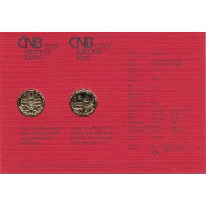 Česká republika, 1993 -, Karta (certifikát) pro minci 2000 Kč 2001 - Klášter