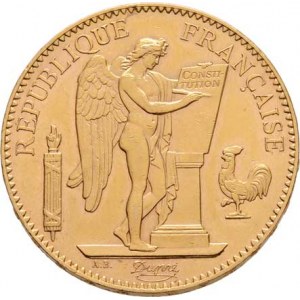 Francie - III. republika, 1871 - 1940, 100 Frank 1902 A, Paříž, KM.832 (Au900, pouze 10.000