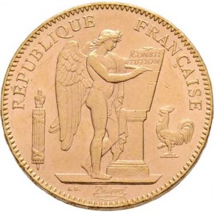 Francie - III. republika, 1871 - 1940, 50 Frank 1904 A, KM.831 (pouze 20.000 ks), 16.107g,