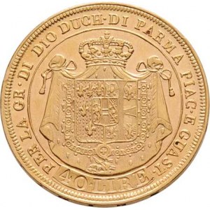 Itálie-Parma, Marie Luisa, 1815 - 1847, 40 Lira 1815, KM.32 (Au900), 12.873g, nep.hr.,