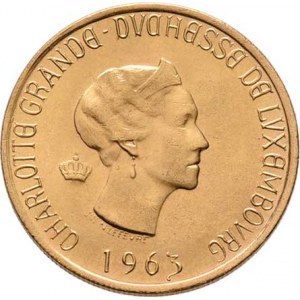 Lucembursko, Charlotte, 1919 - 1964, 20 Frank 1963 - bez označení nominálu - na 1000 let