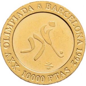 Španělsko, Juan Carlos I., 1975 - 2014, 10.000 Peseta 1990 M - LOH Barcelona 1992 - princ