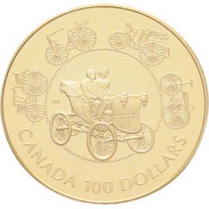 Kanada, Elizabeth II., 1952 -, 100 Dolar 1993 - historické automobily, KM.245