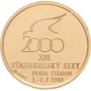 Česká republika, 1993 -, Praha Strahov - XIII.všesokolský slet 1.-2.7.2000 -