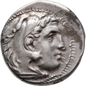 Makedonie, Filip III. Arrhidaeus, 323 - 317 př.Kr., AR Drachma, Hlava Herakla zprava / Zeus na trůn