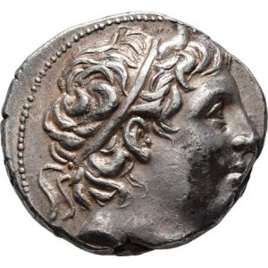 Makedonie, Demetrios Poliorketes, 294 - 288 př.Kr., AR Tetradrachma, Hlava zprava / stojící Poseido