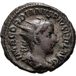 Gordianus III., 238 - 244, AR Antoninianus, Rv:LIBERALITAS.AVG.III. RIC.67,