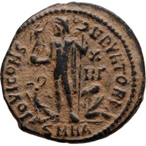 Constantinus II. - jako césar, 317 - 337, AE3, Rv:IOVI.CONSERVATORI., S.neuvádí, RIC.7.55,