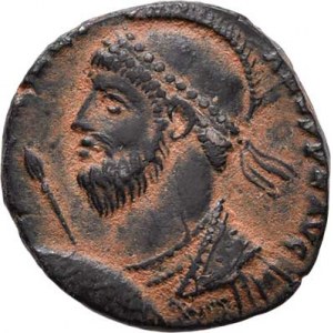 Julianus II., 360 - 363, AE3, Rv:VOT.X.MVLT.XX. ve věnci, S.3974, RIC.8.219
