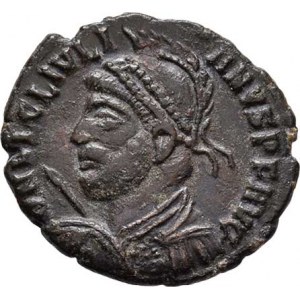 Julianus II., 360 - 363, AE3, Rv:VOT.X.MVLT.XX. ve věnci, RIC.8.108 -