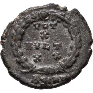 Julianus II., 360 - 363, AE3, Rv:VOT.X.MVLT.XX. ve věnci, RIC.8.108 -