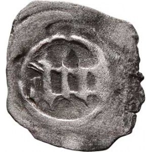 Pfalz - Neuburg, Jan Hornofalcký, 1404 - 1448, Fenik se čtyřrázem, minc. Amberg, Rad.XIV.3, 0.301g,