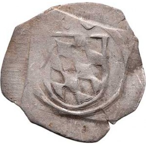 Pfalz, Jan Hornofalcký a Ota z Mosbachu, Fenik se čtyřrázem, 1410 - 1448, Rad.XIV.5, 0.343g,