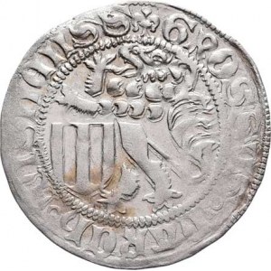 Sasko - Míšeň, Friedrich II. Dobromyslný, 1428 - 1464, Groš b.l. (1457-1462), Lipsko-Stockart, Krug