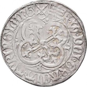Sasko - Míšeň, Friedrich II. a Wilhelm III.,1440-1464, Groš bl. (1461-1464), Freiberg-Glasberg, Kru