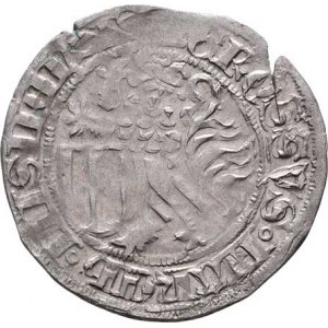 Sasko - Míšeň, Friedrich II. a Margareta, 1456 - 1464, Groš mečový (1456-64), Colditz-Schwabe, Krug