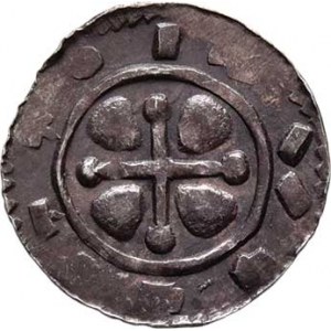 Ota I.Sličný, údělným knížetem na Olomoucku 1061-1087, Denár, Ca.371, F.X/10 (1117), V-P.34, 0.640g