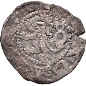 Václav II., 1283 - 1305, Parvus, 0.468g, exc., nedor., kor., patina