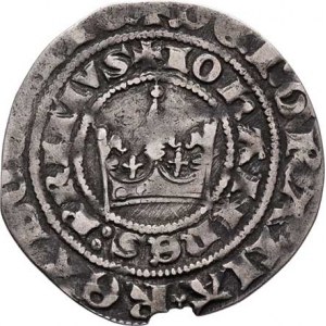 Jan Lucemburský, 1310 - 1346, Pražský groš, Cn.28, rubní značka Ně.5, 2.942g,