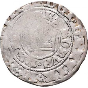 Karel IV., 1346 - 1378, Pražský groš, Ve.4, Pinta.IV.b/1, kroužek za KAROLVS,