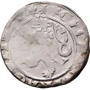 Karel IV., 1346 - 1378, Pražský groš, Ve.4, Pinta.IV.b/1, kroužek za KAROLVS,