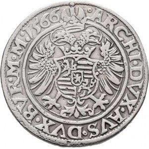 Maxmilian II., 1564 - 1576, 30 Krejcar 1566, Jáchymov-Geitzköfler, J.6b, MKČ.212,