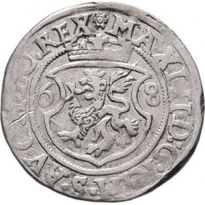 Maxmilian II., 1564 - 1576, 2 Krejcar (15)68, Jáchymov-Geitzköfler, MKČ.221,