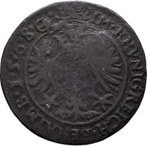 Maxmilian II., 1564 - 1576, Početní peníz 1568, Jáchymov-Geitzköfler, Pro...14c,