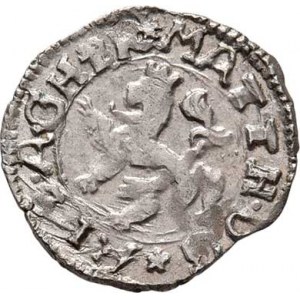 Matyáš II., 1612 - 1619, Malý groš 1619, K.Hora-Hölzl, HN.3a (opis 3a),