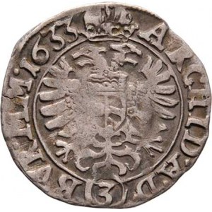 Ferdinand II., 1619 - 1637 (Mince dobrého zrna), 3 Krejcar 1633, K.Hora-Prunz, J.33b, MKČ.810,