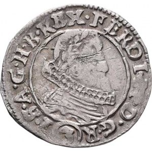 Ferdinand II., 1619 - 1637 (Mince dobrého zrna), 3 Krejcar 1635 bz, K.Hora-Neumann, J.34b, MKČ.816,