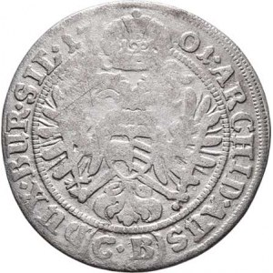 Leopold I., 1657 - 1705, 3 Krejcar 1701 CB, Břeh-Brettschneider, dělení