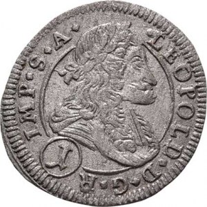 Leopold I., 1657 - 1705, Krejcar 1703 BW, K.Hora-Wohnsiedler, MKČ.1472,