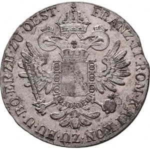 František II., 1792 - 1835, 24 Krejcar 1800 C, Praha, 9.309g, krajový střížek,