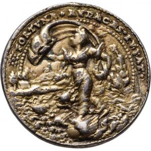 Karel II. Štýrský, 1540 - 1590, Pamětní medaile ke 13.narozeninám (1553) - půlpostava