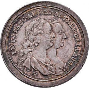 Marie Terezie a František Lotrinský, Donner - AR medaile na otevření vídeň.university 1756