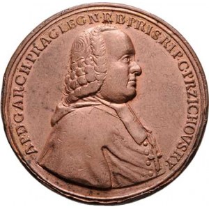 Praha-arcibisk., Antonín Petr Příchovský, 1764 - 1793, Nesign. - AE intronizační medaile 3.5.1764 -