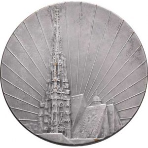 Církevní medaile - ostatní - signované, Six M. - XIII.eucharistický kongres ve Vídni, 1912