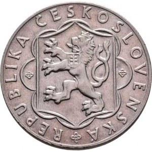 Československo 1953 - 1960, 25 Koruna 1954 - 10.výročí SNP, KM.41 (Ag500, 16.0g),