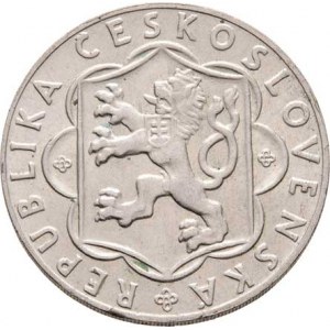 Československo 1953 - 1960, 10 Koruna 1954 - 10 let SNP, KM.40 (Ag500, 250.000